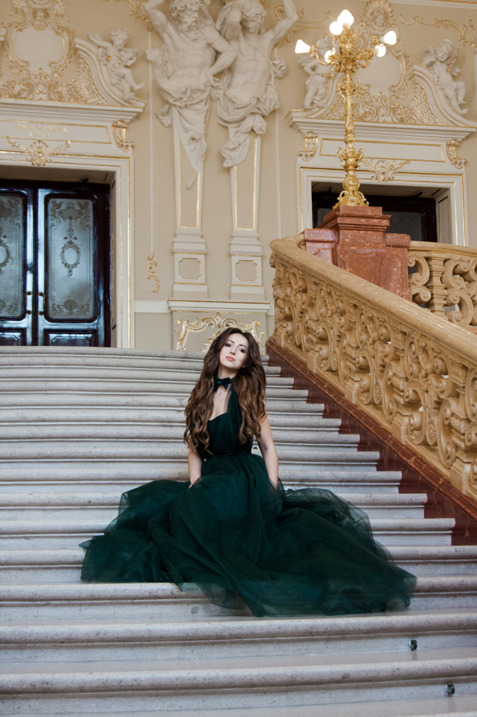 Изумрудное платье