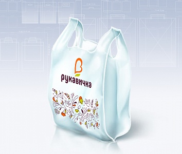 полиэтиленовый пакет с логотипом