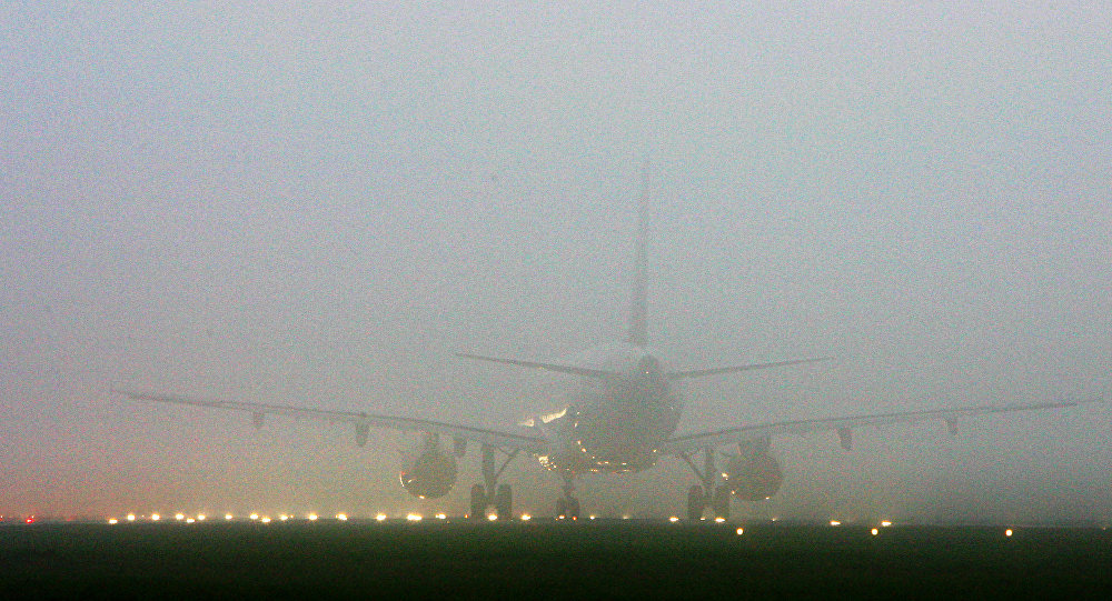 туман, аэропорт