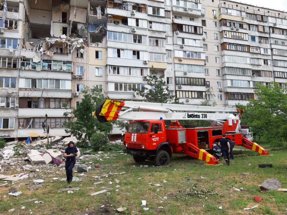взрыв, Киев