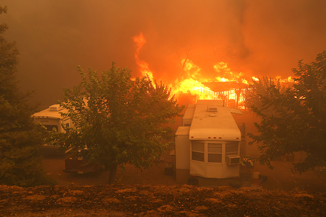 пожар, Калифорния