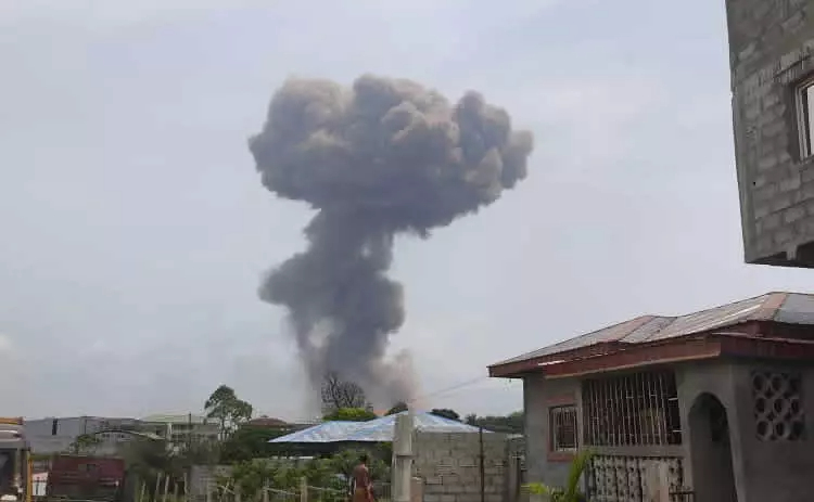взрыв, Гвинея