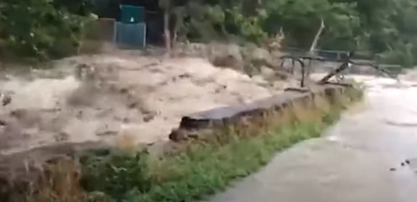 Ялта, наводнение