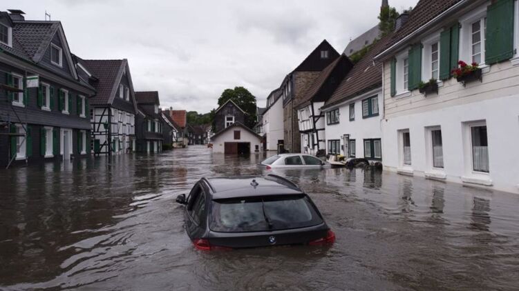 Германия, наводнение
