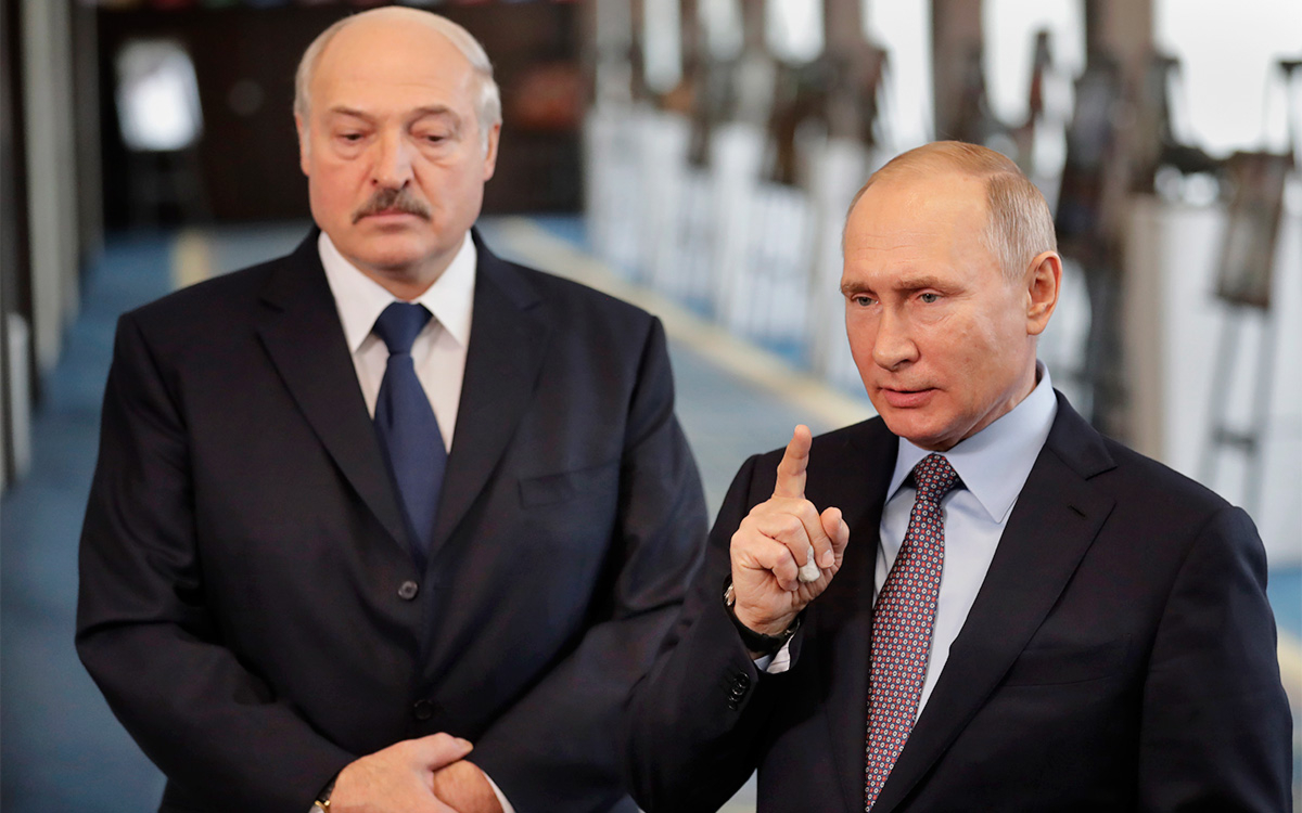 Путин, Лукашенко, война
