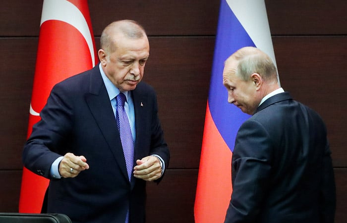 Эрдоган, Путин, война