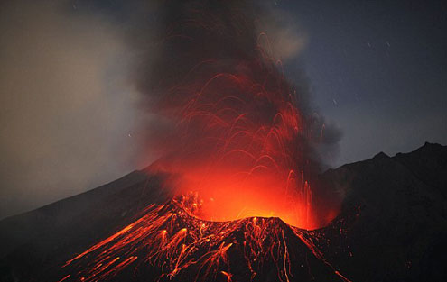 вулкан, геология
