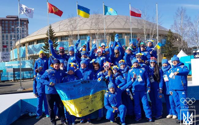 олимпиада, украинцы, флаг
