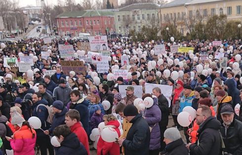 россияне, протесты