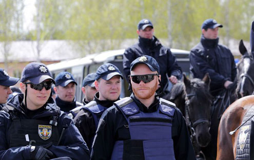 пасха, полиция