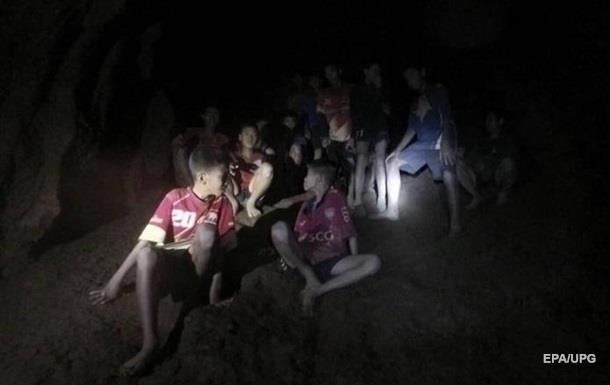 пещера, дети, Таиланд